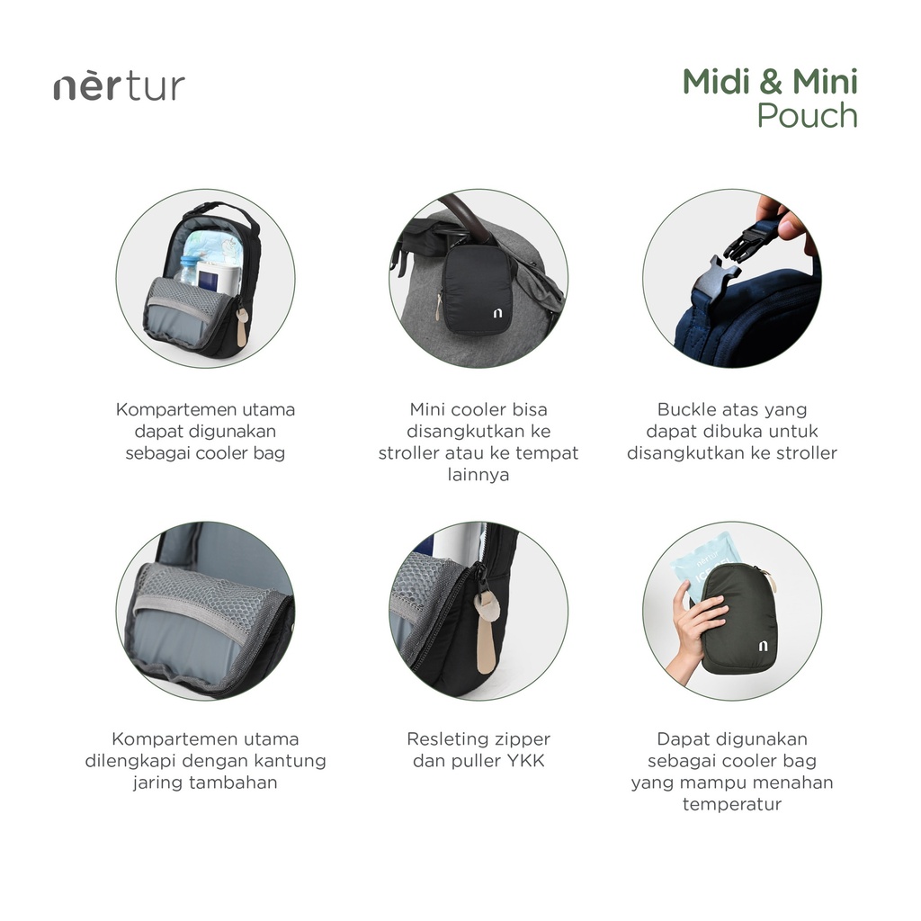 Midi Pouch - Dark Grey