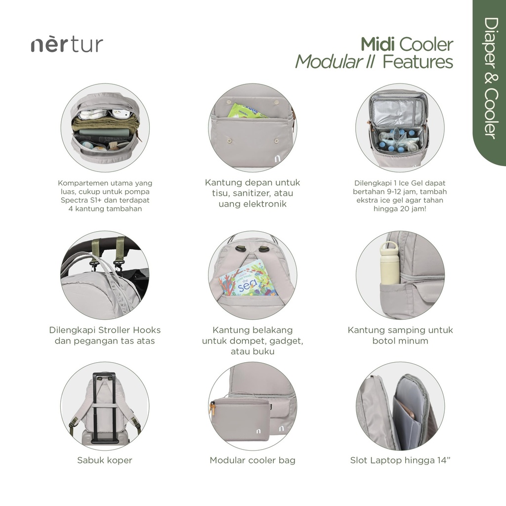 Midi Cooler Modular II - Polyester Kitt