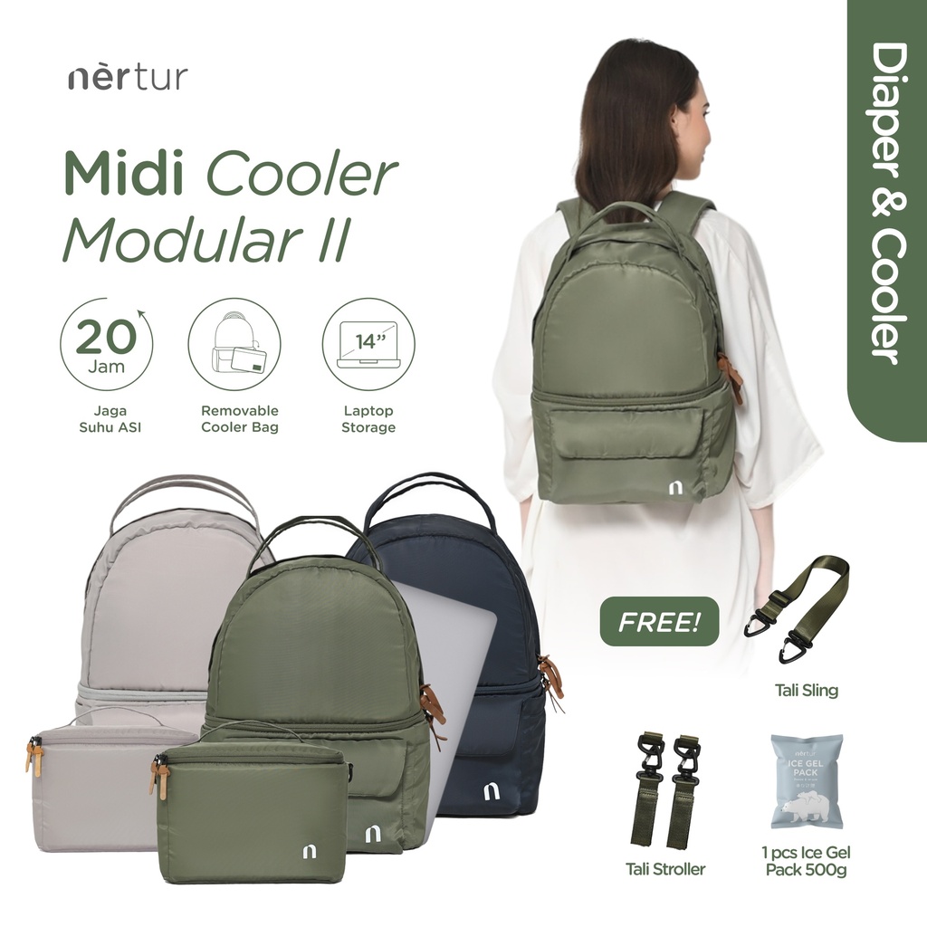 Midi Cooler Modular II - Polyester Alpha Green
