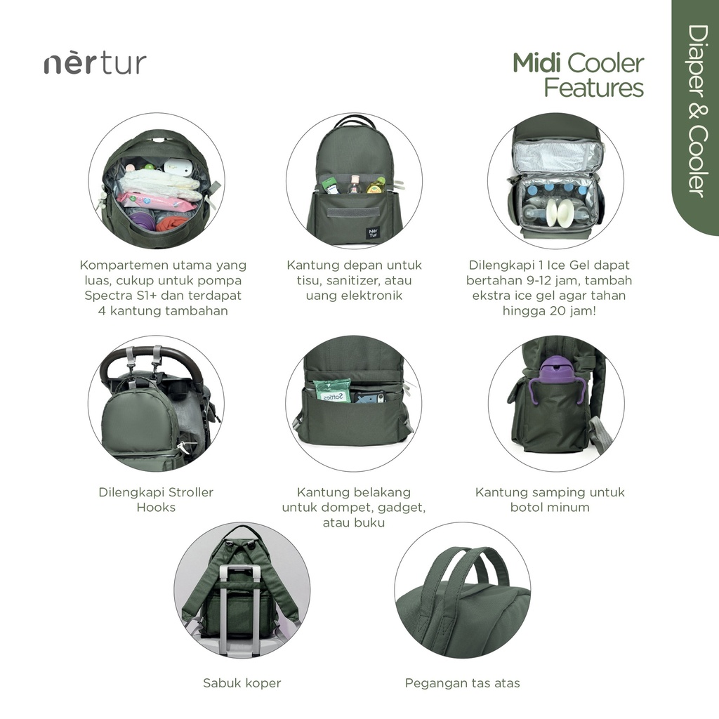 Midi Cooler - Dark grey