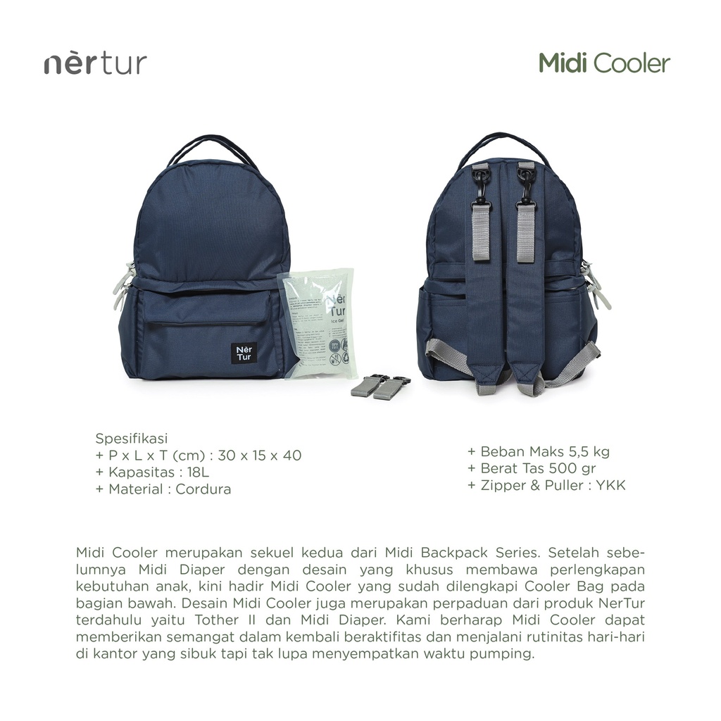 Midi Cooler - Navy