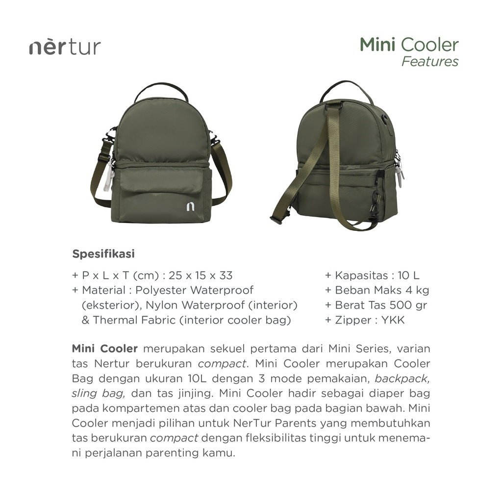 Mini Cooler - Alpha Green