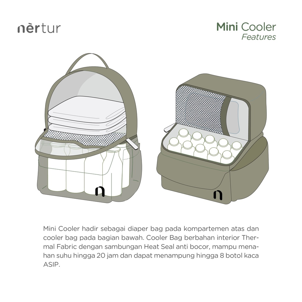 Mini Cooler - Navy
